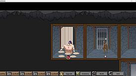 in the monster black market, a lactating milf with big ass gets missionary fucked by big black cock