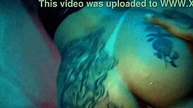 Intense fucking in the dark with big ass and tits, blowjob on monster cock