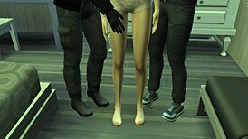 Flat chested teen faces 3D hentai robbers in wild anal group action. Get ready for anime banging!