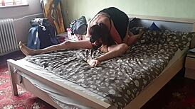 brunette with big ass enjoys couple activities.