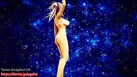 I'm kanon dancing nude on sand planet with big tits