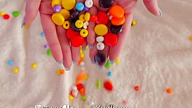 Tiny Teen 18+ With Small Tits Licks Lollipop Before Monster Cock Fucking In Doggystyle