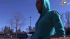 Skinny Brunette 18Yo Girl With Small 18+ Tits Enjoys Huge Black Cock