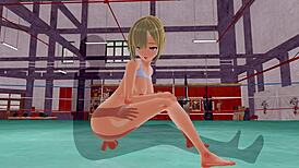 3d hentai big ass big tits squirting orgasm, want to see her creampie?