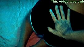 Intense fucking in the dark with big ass and tits, blowjob on monster cock