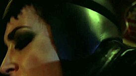 Aiden Ashley rides big cock in intense parody scene