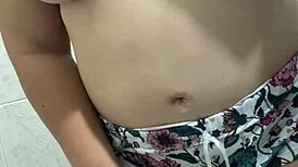 Latina Teases Big Ass And Tits In Shower