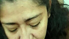 Latina Riding Lucky Follower In Close-Up Cuckold Action