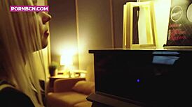 Blonde Chubby Beauty Arteya's Intense Solo Masturbation on Piano!