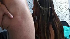 I was just fixing the remote, but that tiny thong got me hooked!