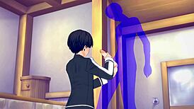 Kirito Gets Hard Sex and Anal in Sword Art Online Yaoi 😈