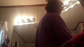 Webcam session with lonely stepmom turns into engaging chat.