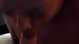 Homemade Latina Blowjob in Hotel Room