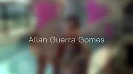 O dia que Eriella Ferraz conheceu o lutador Allan Guerra Gomes 😏