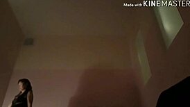 Getting a Relaxing Massage from Lady