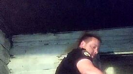 Man, I can’t even describ how rough that policeman fucked my anal with a bottle!