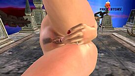 Tamil audio sex story featuring animated cartoon hentai of beautiful desi girls in solo fun with masturbation