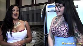 Camille Black Experiences Intense Anal Drilling with Vibrator by Maxine X in Shaved Oriental Scene