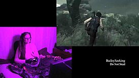 Naked playthrough of Evil Within 2 with monster tits