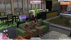 I can't believe this animated sex scene in the sims game turned out so hot