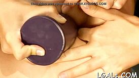 Detailed Cunt Licking with Dildo and Toys