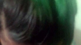 Beauty Sucks Cock and Swallows Cum in Suggestive Blowjob Scene