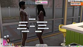 I can't believe this animated sex scene in the sims game turned out so hot