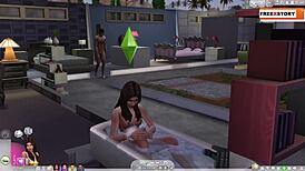 I can't believe this animated sex scene in the sims game turned out so hot