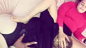 Beautiful White BBW Joins Latina Ladybrazy in First Interracial Threesome