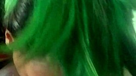 Beauty Sucks Cock and Swallows Cum in Suggestive Blowjob Scene