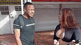 Latina Teen Bent Over For Hardcore Doggystyle Fuck On Way To University.