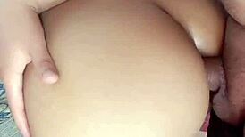 Homemade video featuring a beautiful 18-year-old Mexican brunette at home.