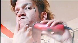 Colombian gay top shaves and rims passive's clean ass 😈