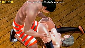 i cum on asian hairy assfucking doggystyle at the bar