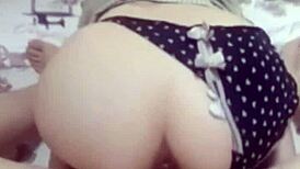 Girlfriend explores new sex positions sensually