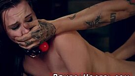 Worship my feet in this threesome bondage with aidra fox