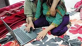 Pakistani Computer Teacher Gives Lesson To Beautiful Student At Home