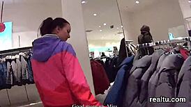 Wow, Czech nympho seduced at shopping centre! How did she get pounded in POV?
