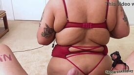 Spookyfatbrat bends over her big fat ass for doggystyle.