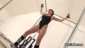 Unfaithful British Lady Sonia Shows Off Her Huge Monster Balloons