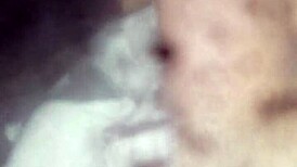 A rock hard cock stands ready for action in the scene