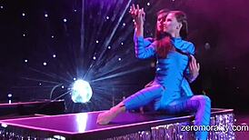 Horny teen asks, 'want to see my sex performance on stage in front of students?'