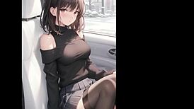 ai illustration of big tits anime hentai