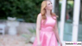 oh wow, that redhead lesbian is licking her best friend's ex girlfriend's shaved pussy so passionately!