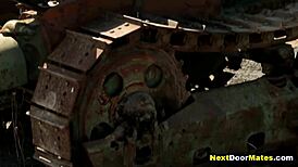 Redneck Jock Fucks Farmer's Ass