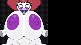 hey, trixie the clown bangs with a monster cock in this game