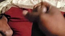 chocolate jerk off leads to massive cumshot, so tasty