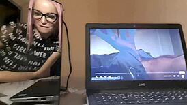 Mistress Guides Your Fucking Moves with Russian BDSM Flair. Watch Her Dominate!