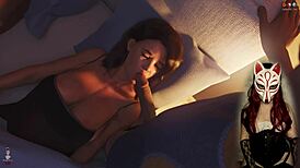 Milf in stockings: oral sex with an older man