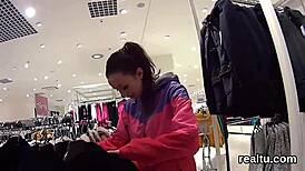 Wow, Czech nympho seduced at shopping centre! How did she get pounded in POV?